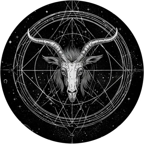 Miniatura 3 de Occult Witchy Celestial Baphomet PopSockets PopGrip intercambiables