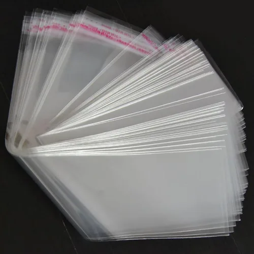 Miniatura 8 de Doutop Bolsas autoadhesivas para violonchelo de 3 x 12 pulgadas, 200 piezas largas autoadhesivas OPP, bolsas de celofán transparentes de 2 mil