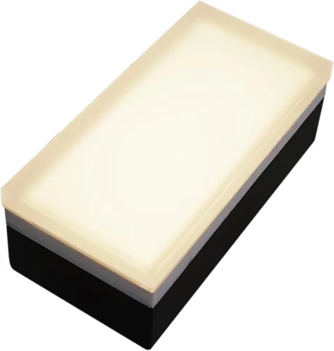 Miniatura 17 de LUMENGY Luz de pavimentadora de 4 x 8 pulgadas (3.93 x 7.87), 2700 K blanco cálido, iluminación de ladrillo sin reflejos para entradas, pasarelas