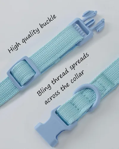 Miniatura 2 de Petank Collar de perro AirTag acolchado suave para perros pequeños a grandes, con dispositivo AirTag de silicona - Rosa (M)