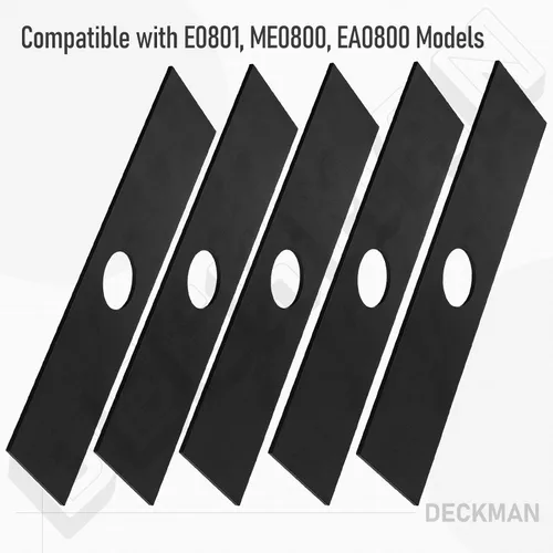 Miniatura 6 de Juego de 5 cuchillas de bordeadora de 8 x 2 pulgadas AEB0800 compatibles con EGO 56V Edger para ME0801, ME0800, EA0800, AEB0800, AEB0800 - Cuchilla