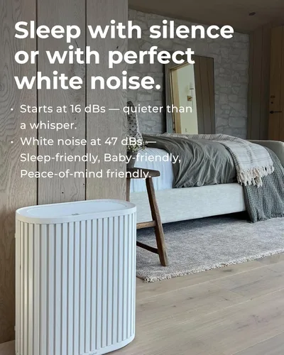 Miniatura 7 de Windmill Purificador de aire para el hogar - Filtración 3 en 1 para humo y más - Filtro HEPA verdadero, carbón activado y prefiltro - Cubre hasta