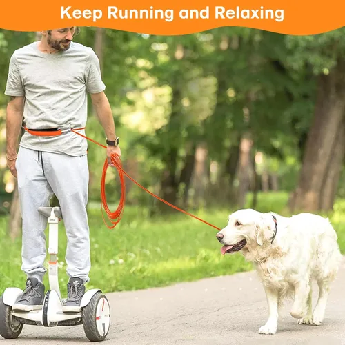 Miniatura 7 de Correa larga para perro a prueba de mordidas, cable de amarre para perros resistente de 50 pies con mosquetón, correas de perro para patio, correas