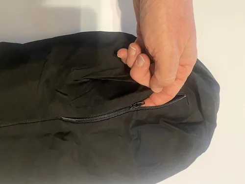 Miniatura 3 de Therapist's Choice Jackson - Funda de almohada enrollable con cremallera (solo funda de almohada, no incluye la almohada) (negro)