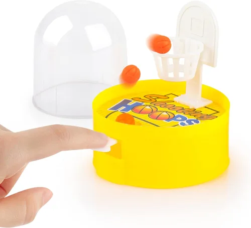 Miniatura 7 de Hooqict Paquete de 28 mini juegos de tiro de baloncesto con dedo, suministros de fiesta de baloncesto, juguetes para niños de 8 a 12 años