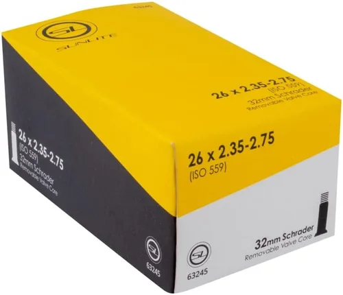 Miniatura 22 de Sunlite Tubos de válvula Schrader Standad, varios tamaños Negro