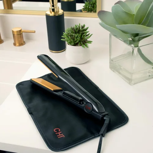 Miniatura 4 de CHI Plancha de peluquería de cerámica turmalina clásica 1 1/2" en negro ónix Negro ónice