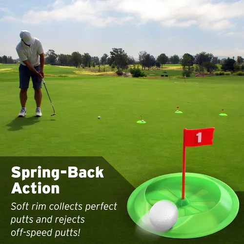 Miniatura 2 de GoSports Pure Putt Challenge - Juego de 3 tazas para poner en interiores y exteriores