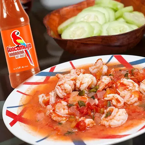 Miniatura 4 de La Guacamaya Salsa picante Habanera (5.07 fl.oz.) - Salsa picante mexicana con pimienta habanero - Salsa picante - Salsa picante Comida mexicana