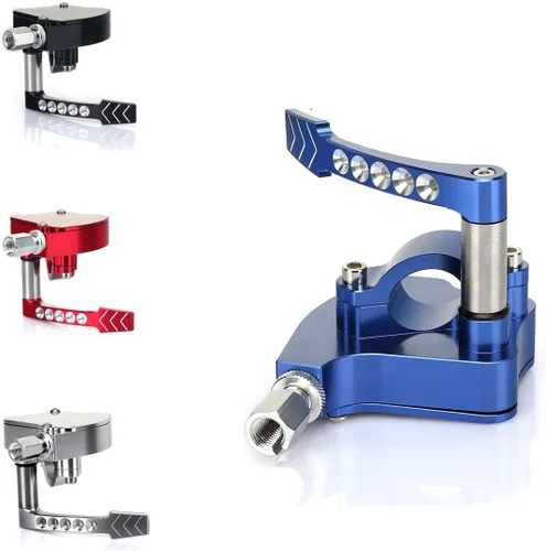TARAZON Universal Billet CNC 7/8" Palanca de Acelerador de Pulgar para ATV, Controlador de Pulgar, Conjunto de Acelerador de Pulgar, para Yamaha,