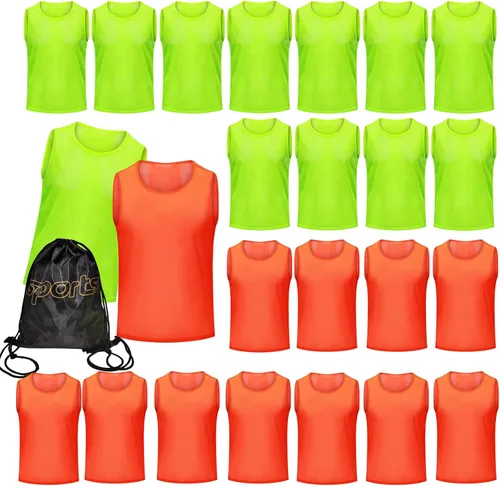 Miniatura 11 de 12/24/48PCS Pinnies Youth Team Pennies para Deportes Niños y Chalecos Scrimmage para Fútbol Baloncesto Jersey Practice