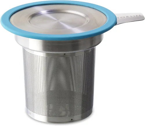 Miniatura 7 de Infusor de té extrafino para jarro con tapa Forlife, Blanco
