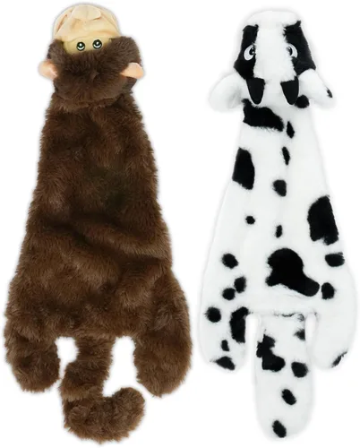 Miniatura 36 de Best Pet Supplies - Juguetes para cachorros y perros adultos, crujen y hacen chirridos, pato, verde claro aCrinkle Duck (verde claro)