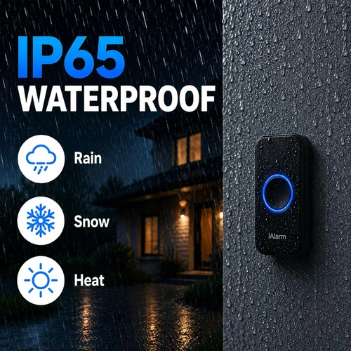 Miniatura 9 de Timbre inalámbrico, timbre enchufable con flash LED, rango de 1300 pies, sistema expandible, timbre de puerta impermeable fácil de instalar
