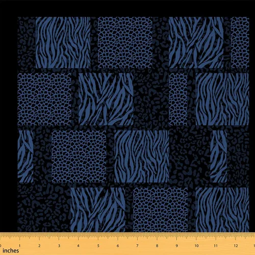 Miniatura 27 de Tela con Estampado de Leopardo por Yarda, Tela de Tapicería de Guepardo Africano Vida Silvestre para Sillas Sofá, Tela Impermeable de Piel de Animal