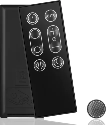 967400-01 Control remoto de repuesto para Dyson Pure Cool Link DP01 DP03 TP02 TP03 Ventilador purificador (con magnético/negro), compatible con