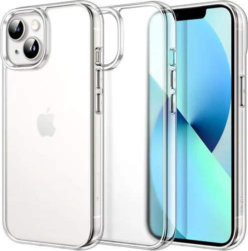 Miniatura 7 de JETech - Funda para iPhone 13 de 15,5 cm, cubierta de goma a prueba de golpes que no se pone amarilla, parte trasera transparente antiarañazos