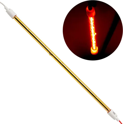 Miniatura 14 de DATOUBOSS Bombilla de calentador de 1000 W para lámpara de curado de pintura infrarroja Tubo de repuesto de bombilla de calentador de onda corta