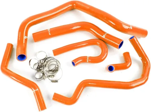 Miniatura 15 de G-PLUS Kit de abrazaderas de manguera de refrigerante de radiador de silicona compatible con Honda Civic EK4/9 tipo Rdc 2 Dohc B16A/B B18C, negro