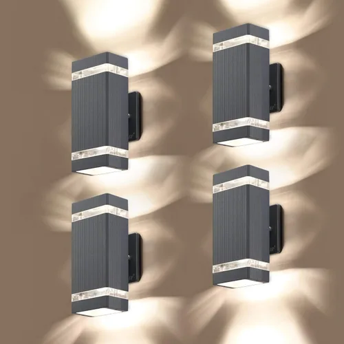 Miniatura 8 de LMP LED luz de pared cuadrada, luces al aire libre, cuerpo de aluminio impermeable, 3000k 5W con certificado ETL