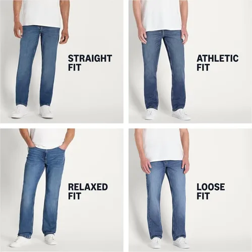 Miniatura 6 de Amazon Essentials - Pantalones vaqueros de elástico bajo de corte recto para hombre