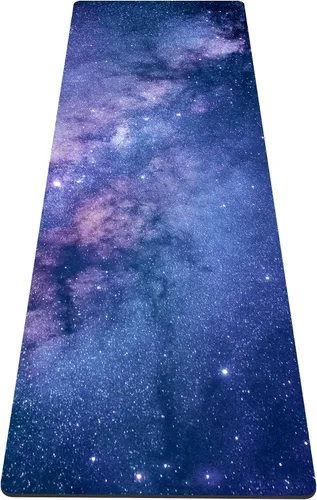 Miniatura 41 de nuveti Alfombrilla de yoga con estampado extra grueso de elastómero termoplástico antideslizante con bolsa de transporte, 72 x 24 pulgadas, extra