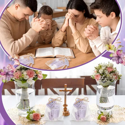 Miniatura 5 de 24 juegos de regalos de graduación cristiana, crema de manos y bálsamo labial, regalos de agradecimiento para profesores, versículo de la Biblia