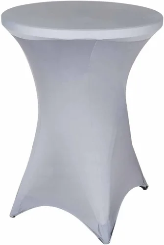 Miniatura 11 de BalsaCircle Mantel elástico ajustable de elastano negro de 36 pulgadas para decoración de bodas, fiestas, eventos