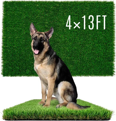 Miniatura 22 de Sunturf Hierba falsa para que los perros orinen, césped artificial para perros, almohadillas para orina de perro, extra grandes, tapetes de césped