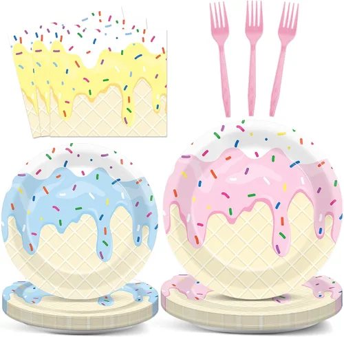 Miniatura 11 de 96 piezas de decoración de cumpleaños número 65 para hombres, platos y servilletas de papel para la mesa de pastel, suministros de mesa