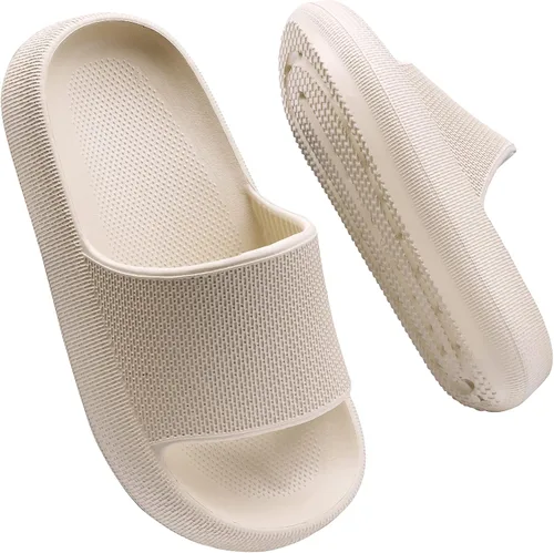Miniatura 7 de WYSBAOSHU Sandalias deslizantes para niños y niñas, cómodas, antideslizantes, suela gruesa, para verano, ducha, piscina, playa, agua
