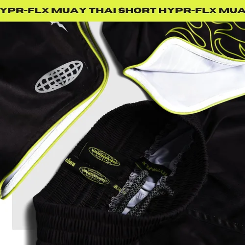 Miniatura 5 de WARRIORWRLD Pantalones cortos de Muay Thai pantalones cortos Hypr FLX Muay Thai para hombres y mujeres, pantalones cortos transpirables y ligeros