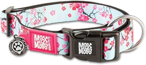 Miniatura 17 de Max & Molly Urban Pets Smart ID - Collar para perro con etiqueta de seguridad QR Gotcha! para mascotas y perfil de mascota personalizado, neopreno