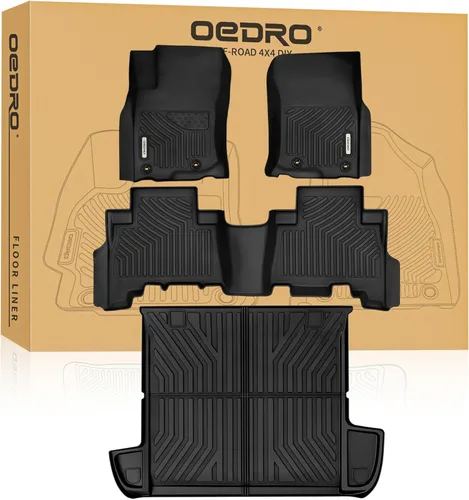 Miniatura 8 de OEDRO Revestimiento del Maletero de Carga Compatible con Chevrolet Equinox/GMC Terrain 2010-2017, Tapete de Carga Antideslizante de Ajuste