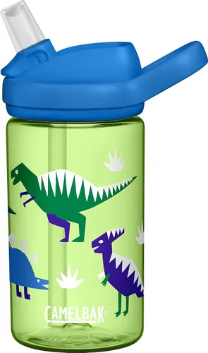 Miniatura 7 de CamelBak Eddy+ Kids Water Bottle with Bite Valve Straw, Leak‑Resistant Easy‑Sip Design for Everyday Hydration, 14oz Kids Monstruos de Skate