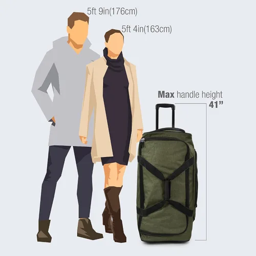 Miniatura 5 de Pacific Gear Duffel Bag with Rolling Wheels