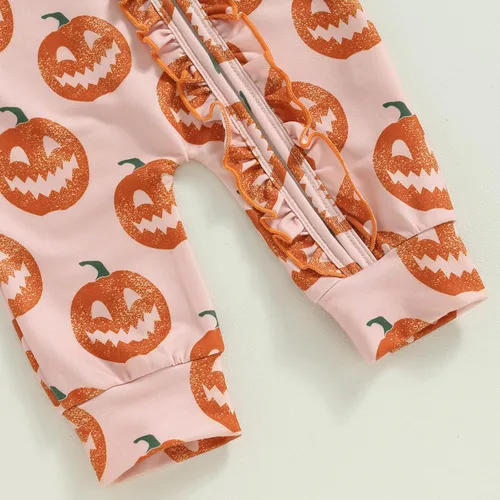 Miniatura 6 de Doisbetthsay Ropa de bebé recién nacida de Halloween, mameluco de manga larga para bebé, traje de Navidad