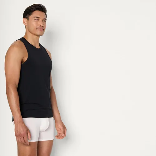 Miniatura 2 de Amazon Essentials Camiseta sin mangas modal súper suave para hombre, paquete de 2