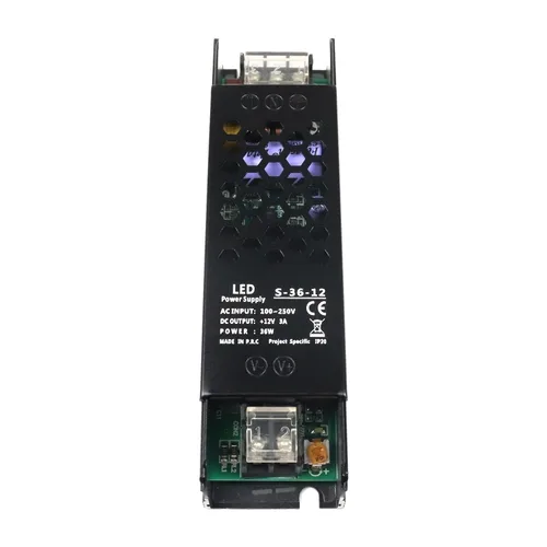 Miniatura 7 de Fuente de alimentación conmutada regulada universal de 12 V 3 A 36 W, convertidor de 100-250 V CA a 12 V CC, controlador LED, transformador