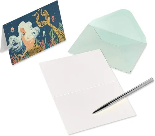 Miniatura 3 de Papyrus - Tarjetas en blanco con sobres, sirena (14 unidades)