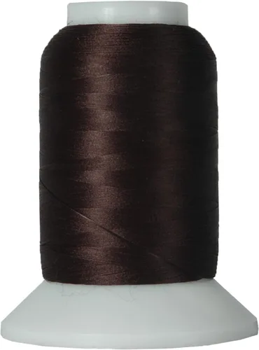 Miniatura 47 de Hilo elástico lanudo de Threadart para serger - Bobinas de 1000 m - Hilo de nailon para traje de baño, lencería, tejidos - Negro - Color 9228