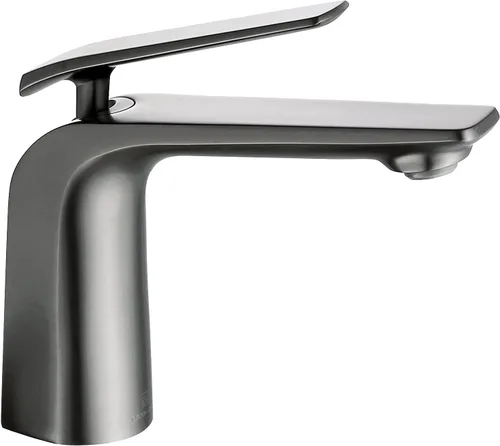 Miniatura 14 de TOCALOCA Grifo de baño de oro cepillado, un solo orificio, una sola palanca, grifo de lavabo tipo vasija, cobre, flujo aireado, 2.2 GPM, garantía