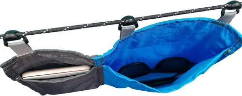 Miniatura 4 de Amagogo Bolsa organizadora de hamacas, bolsa colgante, bolsa de almacenamiento portátil para hamaca, contenedor de almacenamiento para camping, Azul