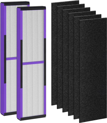 Miniatura 9 de 2 Pack Filtro HEPA para Eliminación de Humo Compatible con GermGuardian Air Puri-fier AC4825 AC4300 AC4800 AC4900 AC4850, Filtro de Reemplazo
