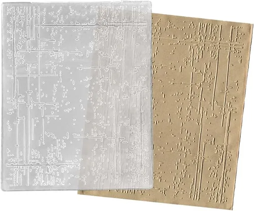 Miniatura 7 de ALIBBON Carpetas de plástico con fondo de flores para hacer tarjetas, carpetas de estampado con marco de flores para álbumes de recortes, carpetas
