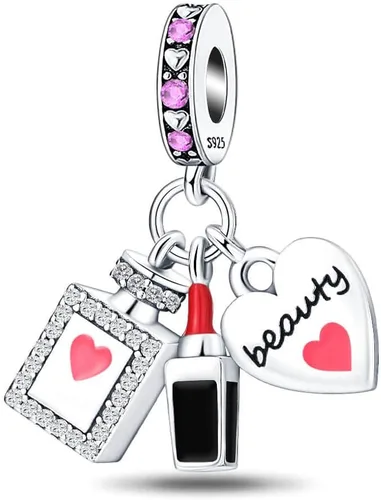 Miniatura 92 de Dije de girasol con diseño de estrella y luna y elefante para pulsera, collar de plata de ley 925, dijes de corazón de amor para mujer, regalo