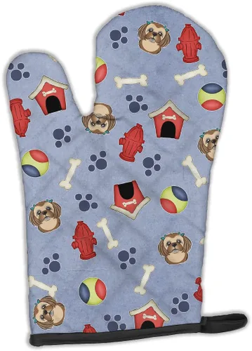 Miniatura 219 de Caroline's Treasures BB4020OVMT Dog House Collection Border Collie - Guante de horno grueso resistente al calor para sartenes calientes y horno