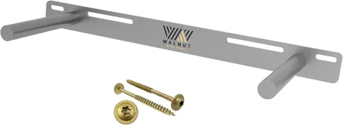 Miniatura 10 de Slimline - Soporte flotante de 12 pulgadas, capacidad de peso de 150 libras, soporta estantes flotantes montados en la pared de 1.5 pulgadas