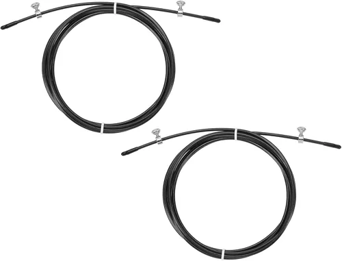 PATIKIL Cable de repuesto de cuerda de salto de velocidad, alambre de acero de cuerda de salto profesional Reemplazar para cuerdas de salto de alta