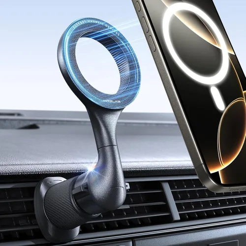 Miniatura 10 de MRGLAS Soporte para automóvil MagSafe [40 imanes fuertes mejorados 2025] [rotación de 360°] Soporte magnético para teléfono de ventilación de aire